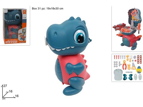 DUE ESSE DINOSAURO 2IN1 ATTREZZI 31PZ 