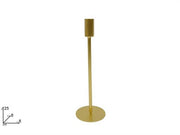 DUE ESSE PORTACANDELA METALLO 25CM ORO 