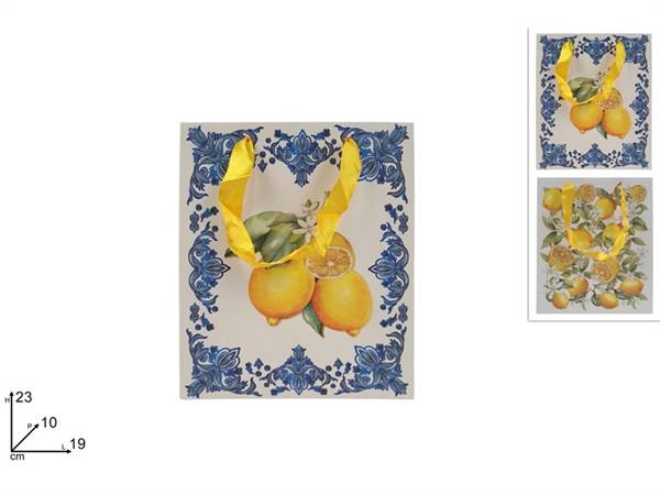DUE ESSE BUSTA REG 23X19X10 LIMONI DEC. LIMONI