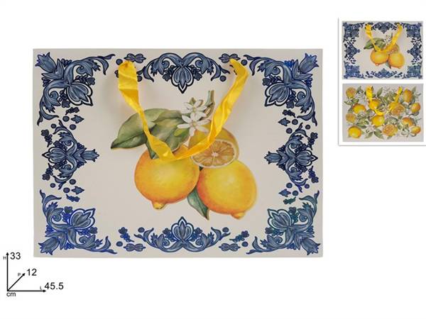 DUE ESSE BUSTA REG ORIZ 45,5X33X12 LIMON DEC. LIMONI