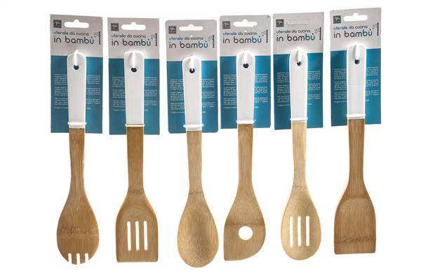 MERCURY UTENSILE DA CUCINA IN BAMBOO ASS 