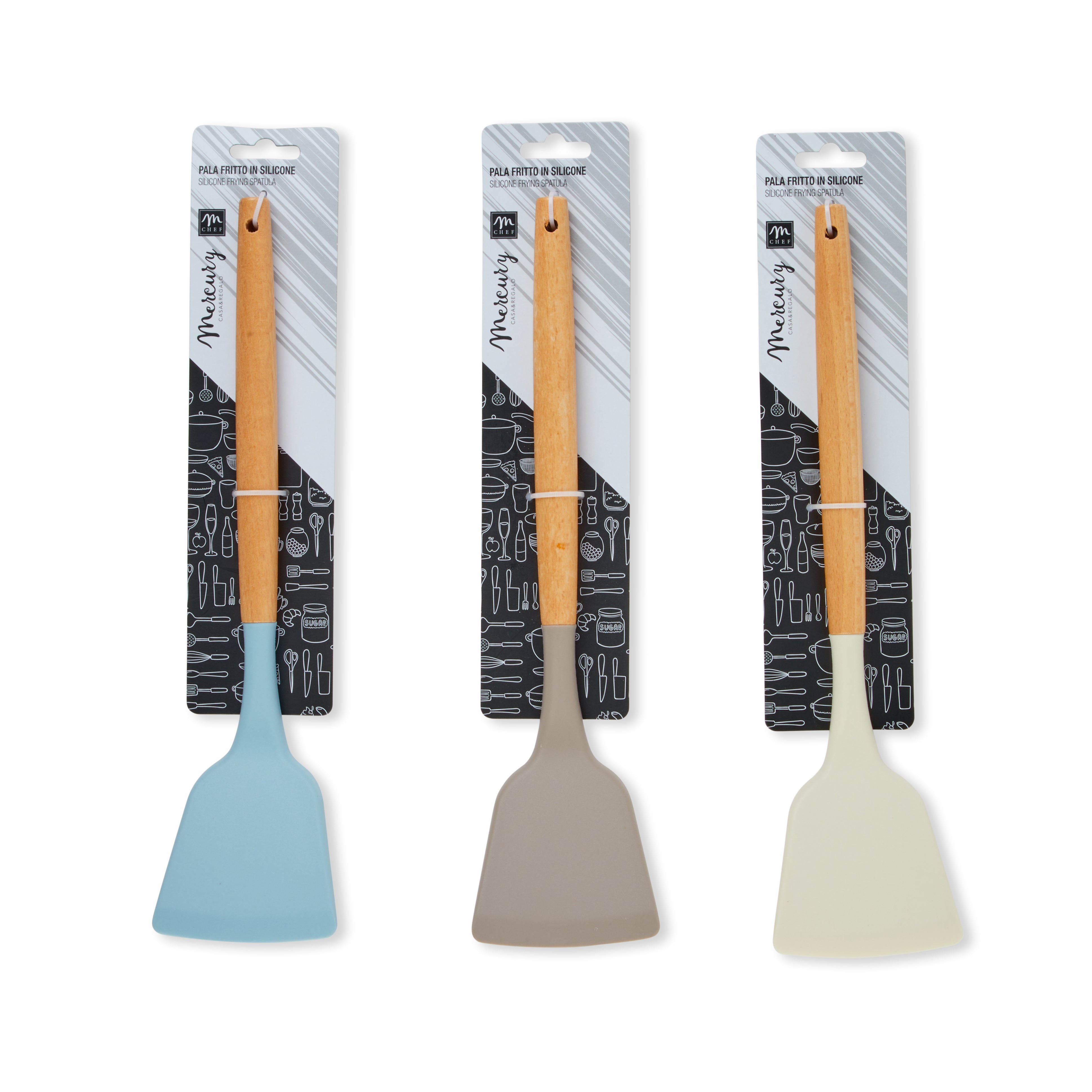 MERCURY PALA FRITTO IN SILICONE 8X32CM