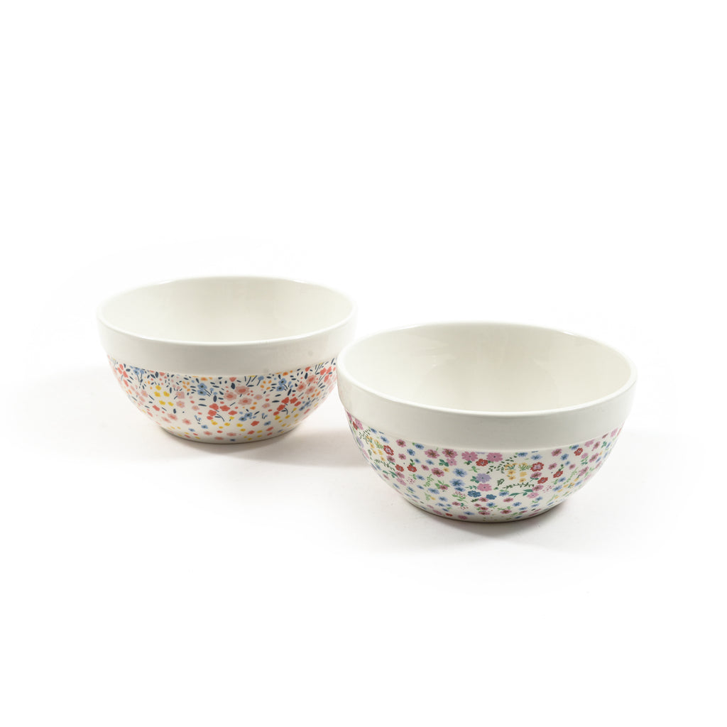 MERCURY CIOTOLA IN CERAMICA D.17,5XH.8CM DECORI ASSORTITI