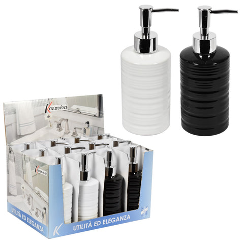 KASAVIVA BLACK&WHITE DISPENSER ASS - Infinity Home Store