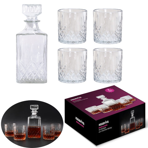 Kasaviva Drinking Set Bott + 4 Bicch