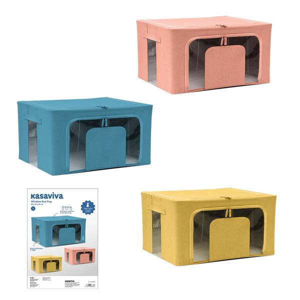 KASAVIVA BOX L CM.50X40X22 WINDOW TOP