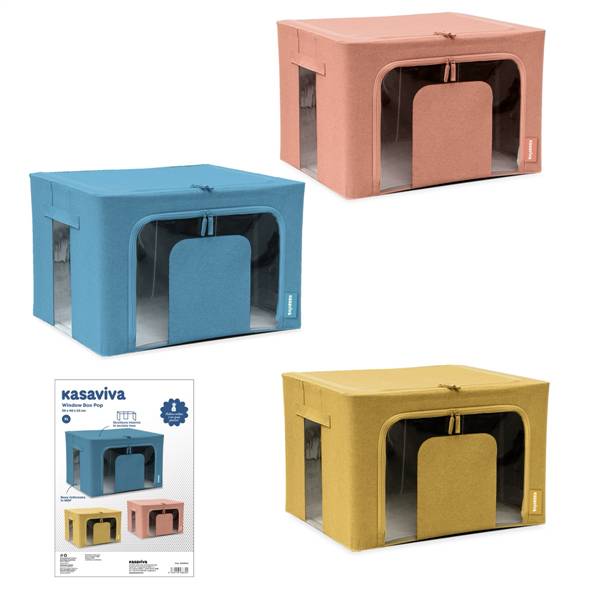 KASAVIVA BOX XL CM.60X42X35 WINDOW TOP 