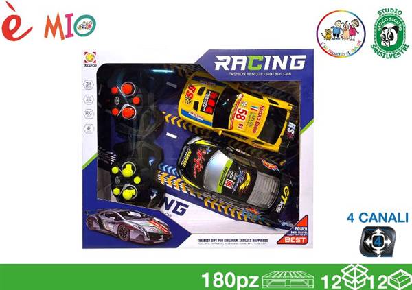 EOL MACCHINA TELECOMANDATA 2PZ 4CANALI 18CM