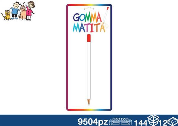 EOL MATITA CON GOMMA IN BLISTER 