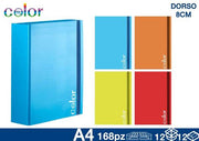 COLOR CARTELLINA C/ELASTICO A4 DORSO 8CM 