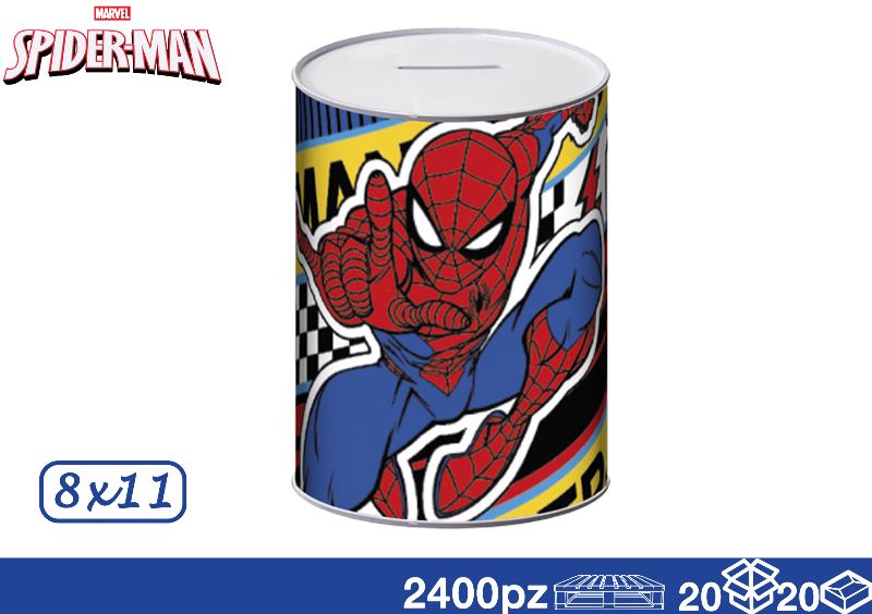 EOL SALVADANAIO LATTA 8X11 SPIDERMAN