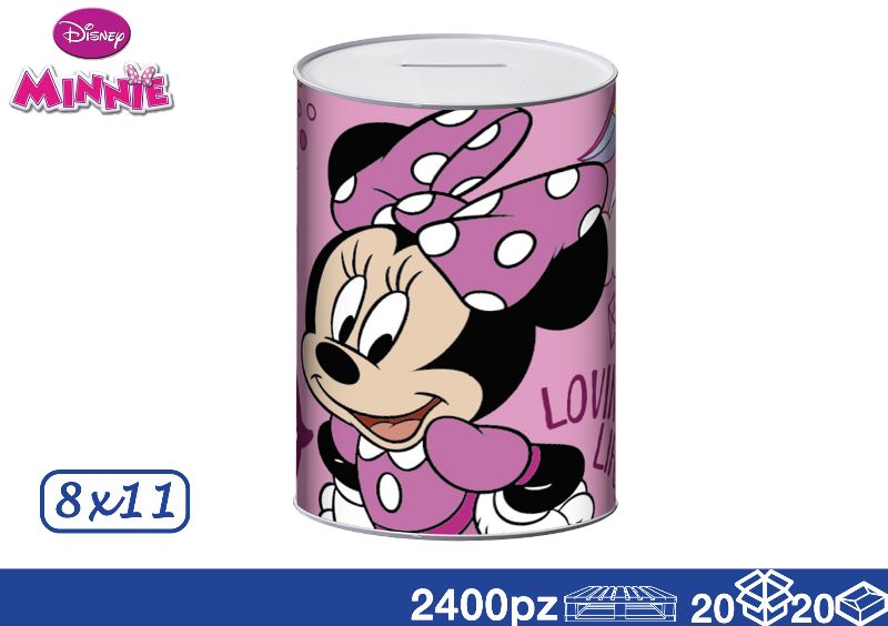 EOL SALVADANAIO LATTA 8X11 MINNIE