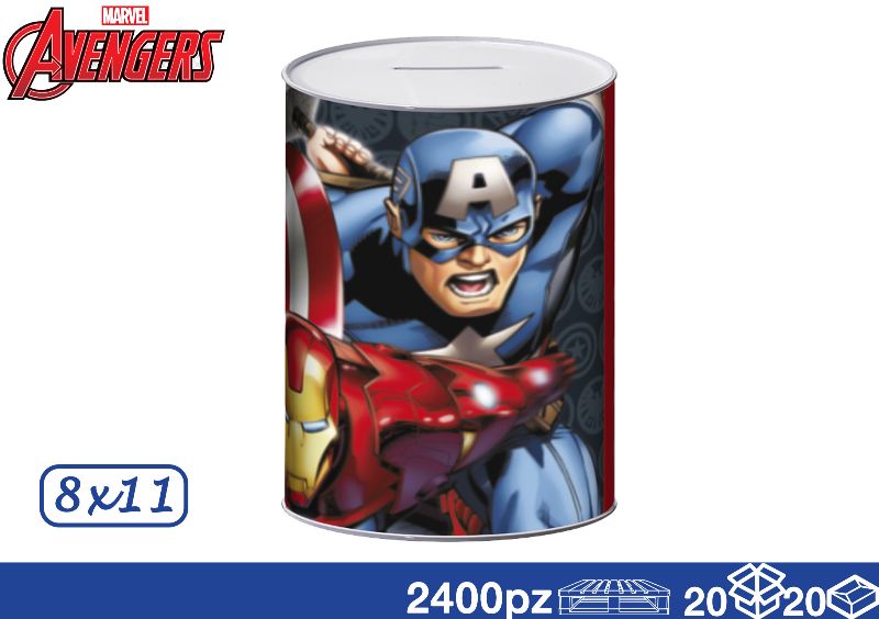 EOL SALVADANAIO LATTA 8X11 AVENGERS