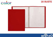 EOL PORTALISTINI A4 20 BUSTE ROSSO 