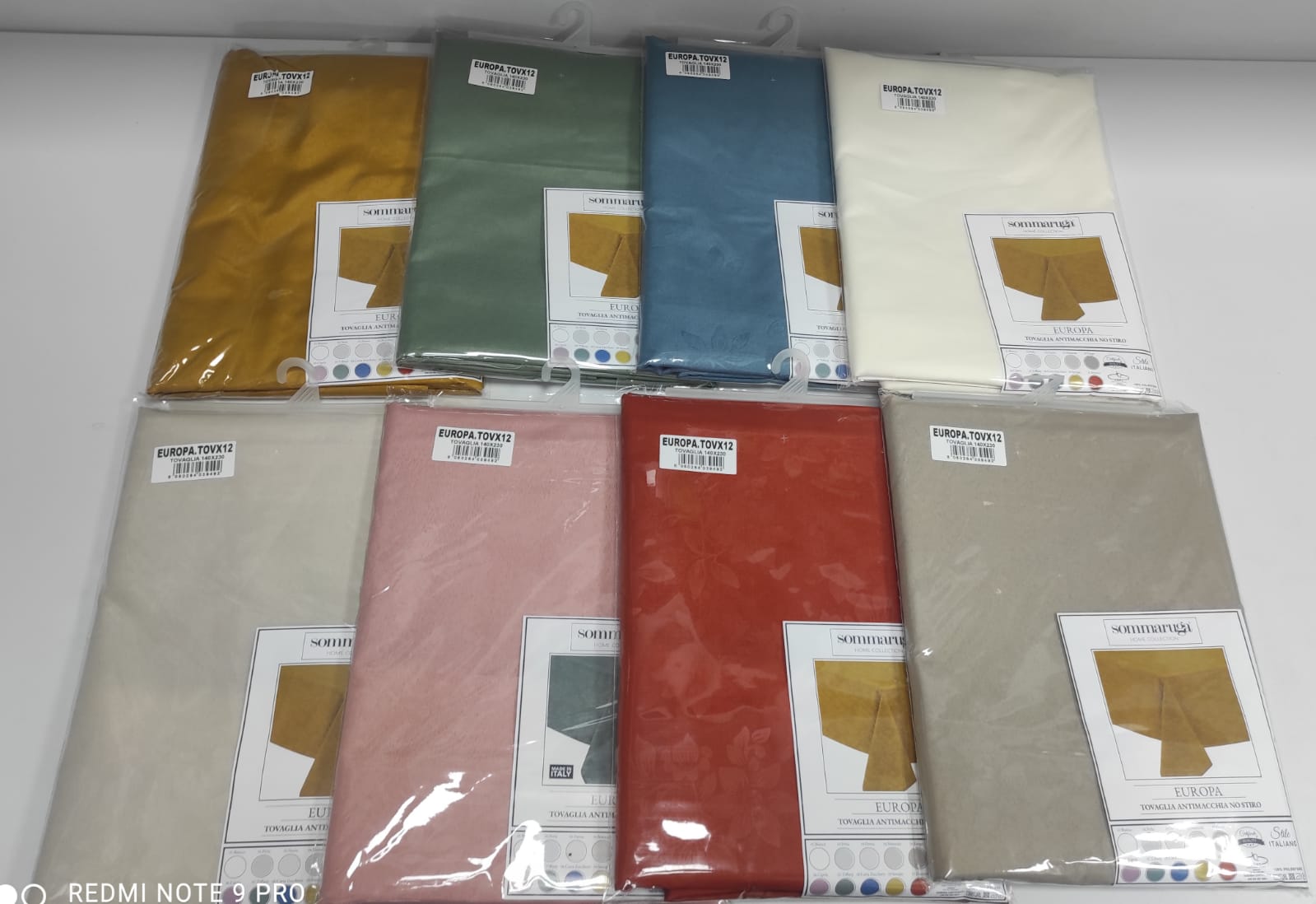 SOMMARUGA TOVAGLIA EUROPA 135X170 ANTIMACCHIA