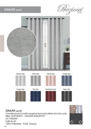 PREZIOSA PANNELLO TEND 140X290 GRIG. V03 DAKAR.03GRIGIO