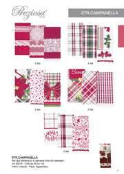 SOMMARUGA STROFINACCI 3PZ 45X65 XMAS STR.CAMPANELLA