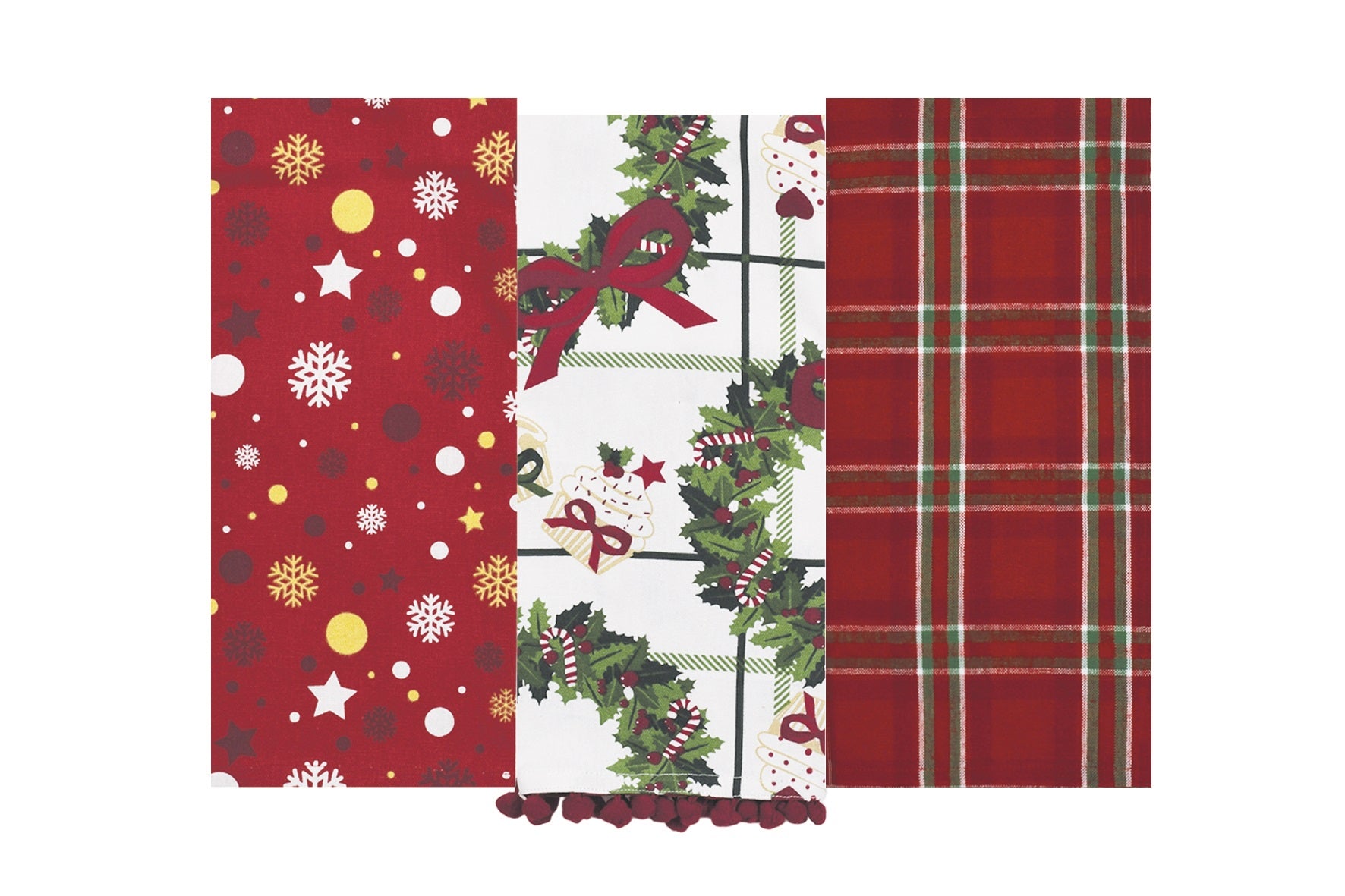SOMMARUGA STROFINACCI 3PZ 45X65 XMAS STR.CAMPANELLA