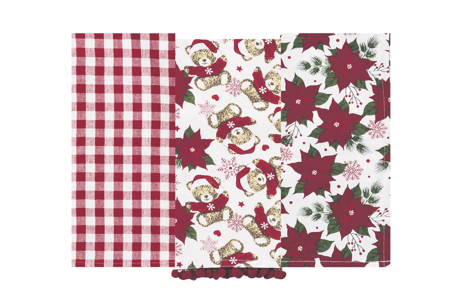 SOMMARUGA STROFINACCI 3PZ 45X65 XMAS STR.CAMPANELLA