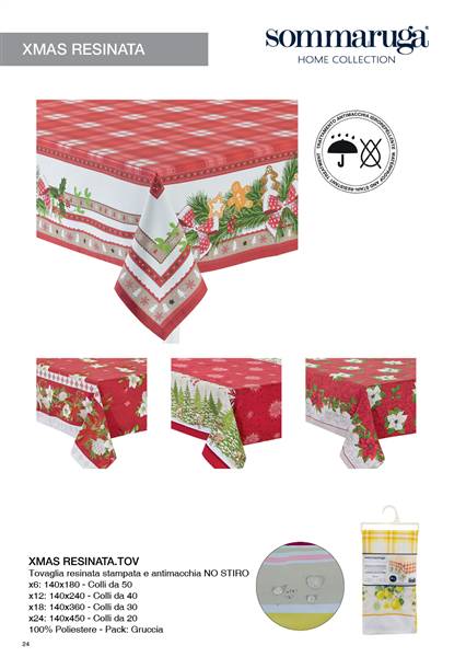 SOMMARUGA TOVAGLIA ANTIMACCHIA X24 XMAS 