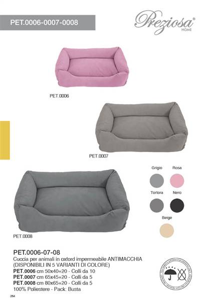 PREZIOSA CUSCINO ANIMALI 80X65 PET.0008 