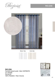 PREZIOSA PANNELLO TENDA 140X290 COPRENTE RIO.D06