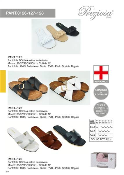 PREZIOSA SANDALO DONNA ESTIVO PANT.0126 