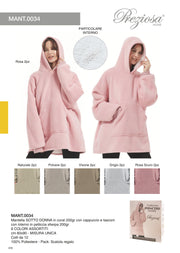 PREZIOSA MANTELLA DONNA IN CORAL 0034