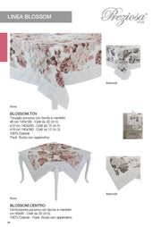 PREZIOSA CENTROTAVOLA 90X90 PANAMA ROSA BLOSSOM.CENTRO