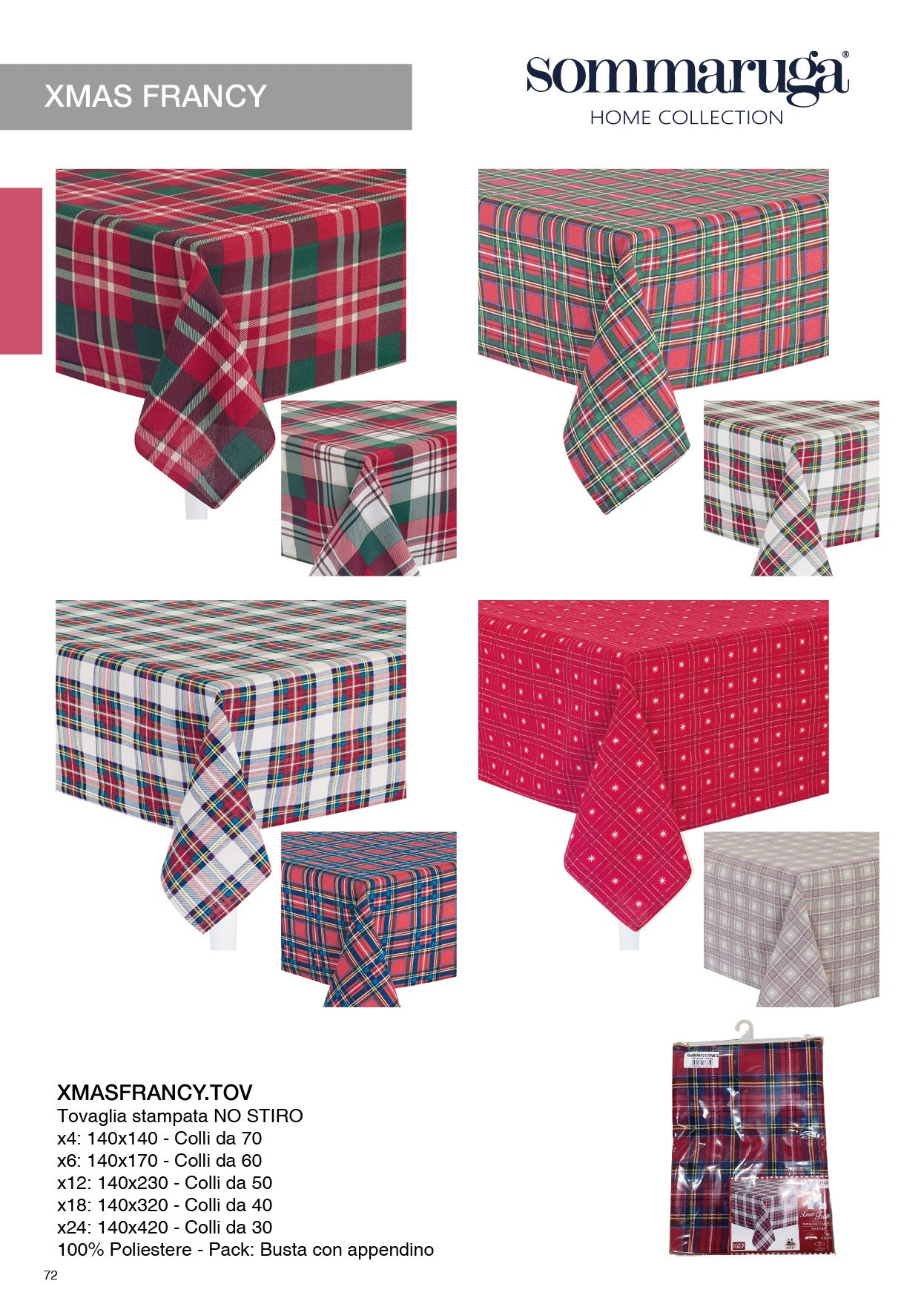 SOMMARUGA TOVAGLIA FRANCY X12 XMAS XMASFRANCY.TOVX12