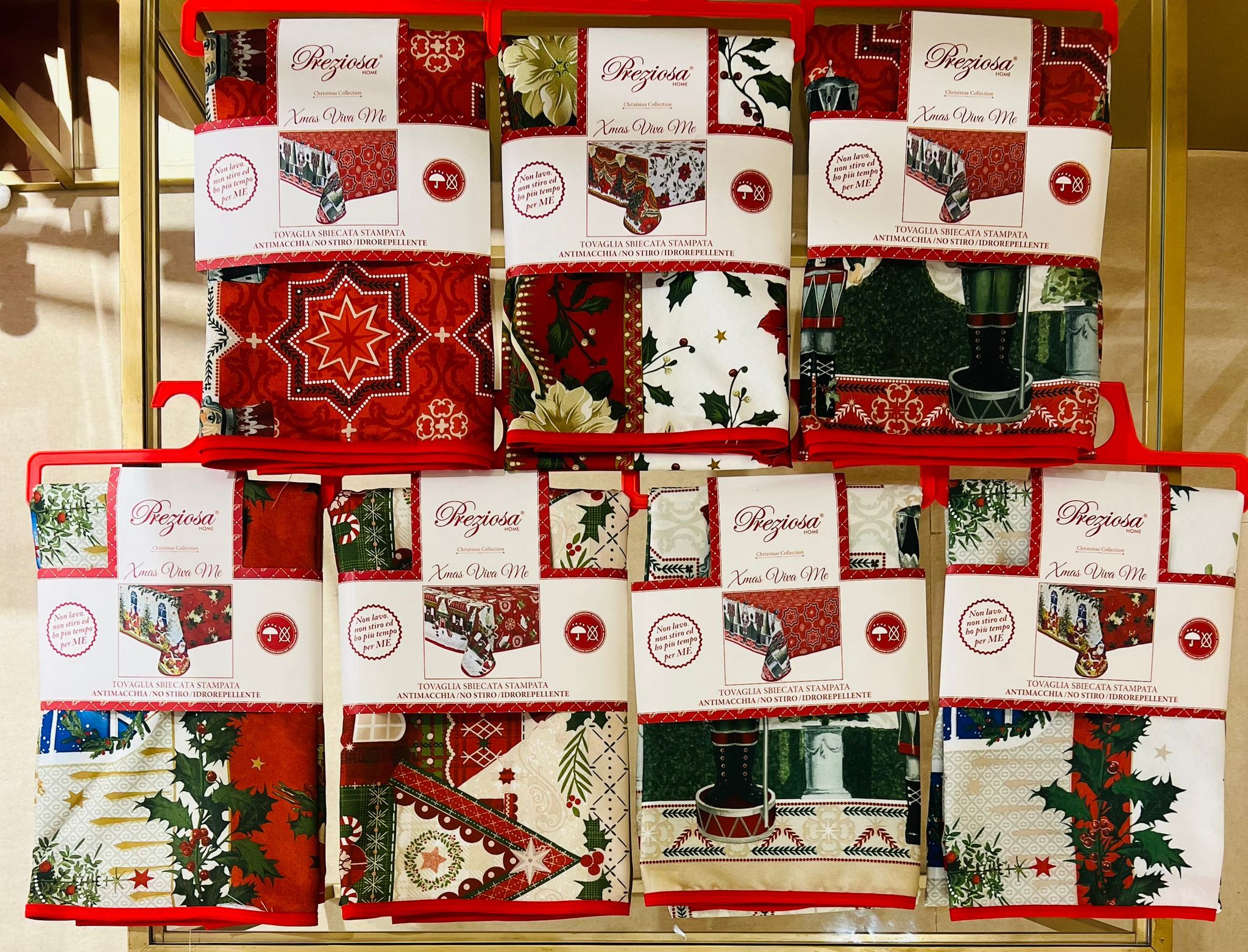 PREZIOSA TOVAGLIA X12 VIVAME XMAS XMAS.VIVAME.TOVX12 140X240 NO STIRO