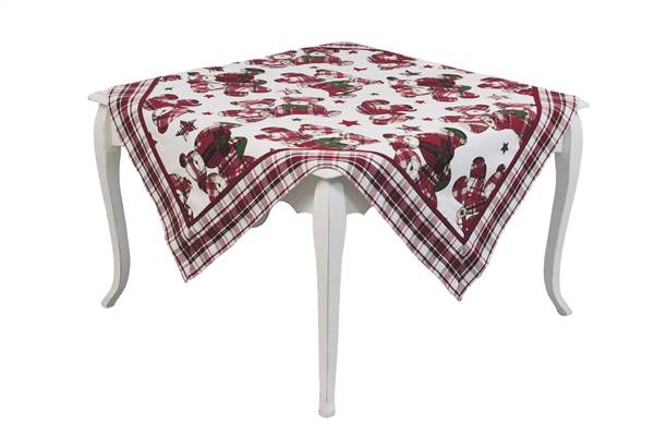 PREZIOSA CENTROTAVOLA 90X90 XMASTEDDY2 