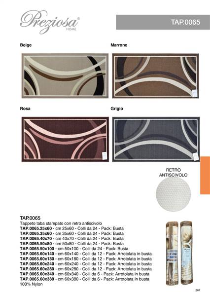 PREZIOSA TAPPETO TABA 35X60 
