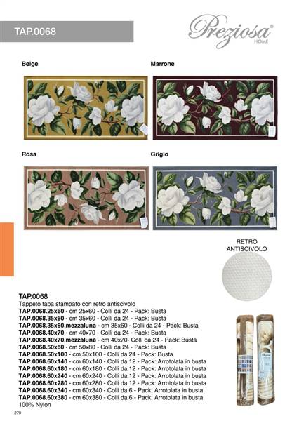 PREZIOSA TAPPETO TABA 60X240 