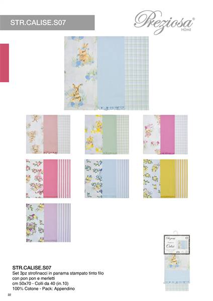 PREZIOSA STROFINACCI CALISE 3PZ S07 PASQ STR.CALISE.S07 IN PANAMA 50X70CM