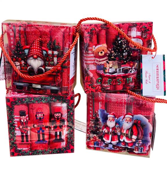 SOMMARUGA SET 3 STROFINACCI 45X65 XMAS NIDO DAPE ART.24236