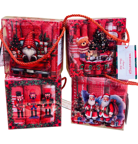 SOMMARUGA STROF XMAS SET 3PZ 45X65 NIDO NIDO D'APE ART.24236 - Infinity Home Store