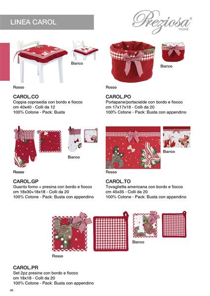 PREZIOSA TOVAGLIETTA CAROL 35X45 XMAS CAROL.TO