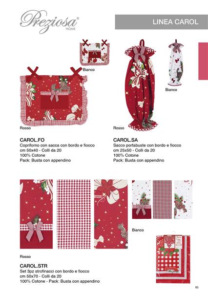 PREZIOSA COPRIFORNO 50X40 CAROL ROSSO CAROL.FO