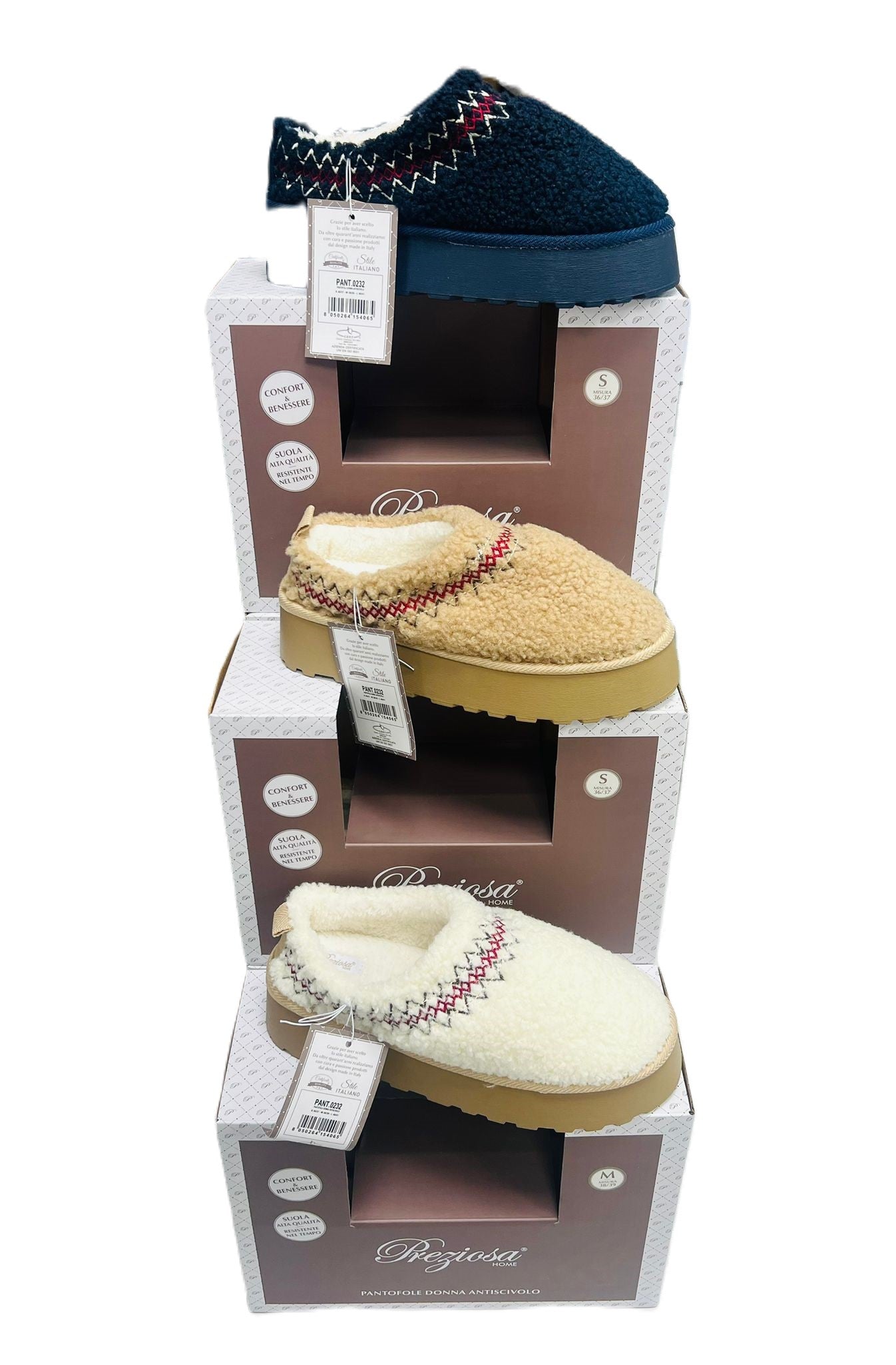 PREZIOSA PANTOFOLE DONNA PANT.0232