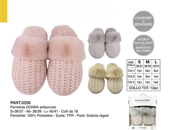 SOMMARUGA PANTOFOLA DONNA PANT.0256 