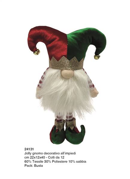 PREZIOSA GNOMO JOLLY 24131 22X12X40
