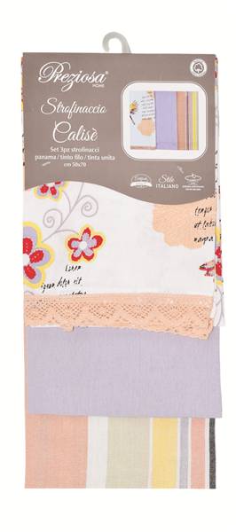 PREZIOSA STROF CALISE SET 3PZ S08 50X70 STR.CALISE.S08