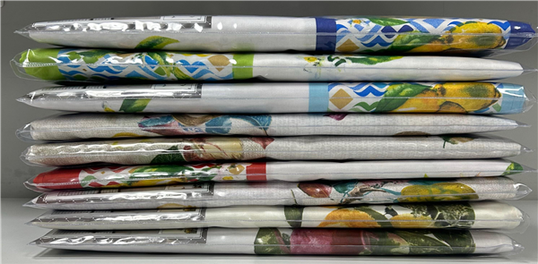 PREZIOSA SERVIZIO TAVOLA X24 ORTENSIA4 S.ORTENSIA4X24 CON 24 TOVAGLIOLI
