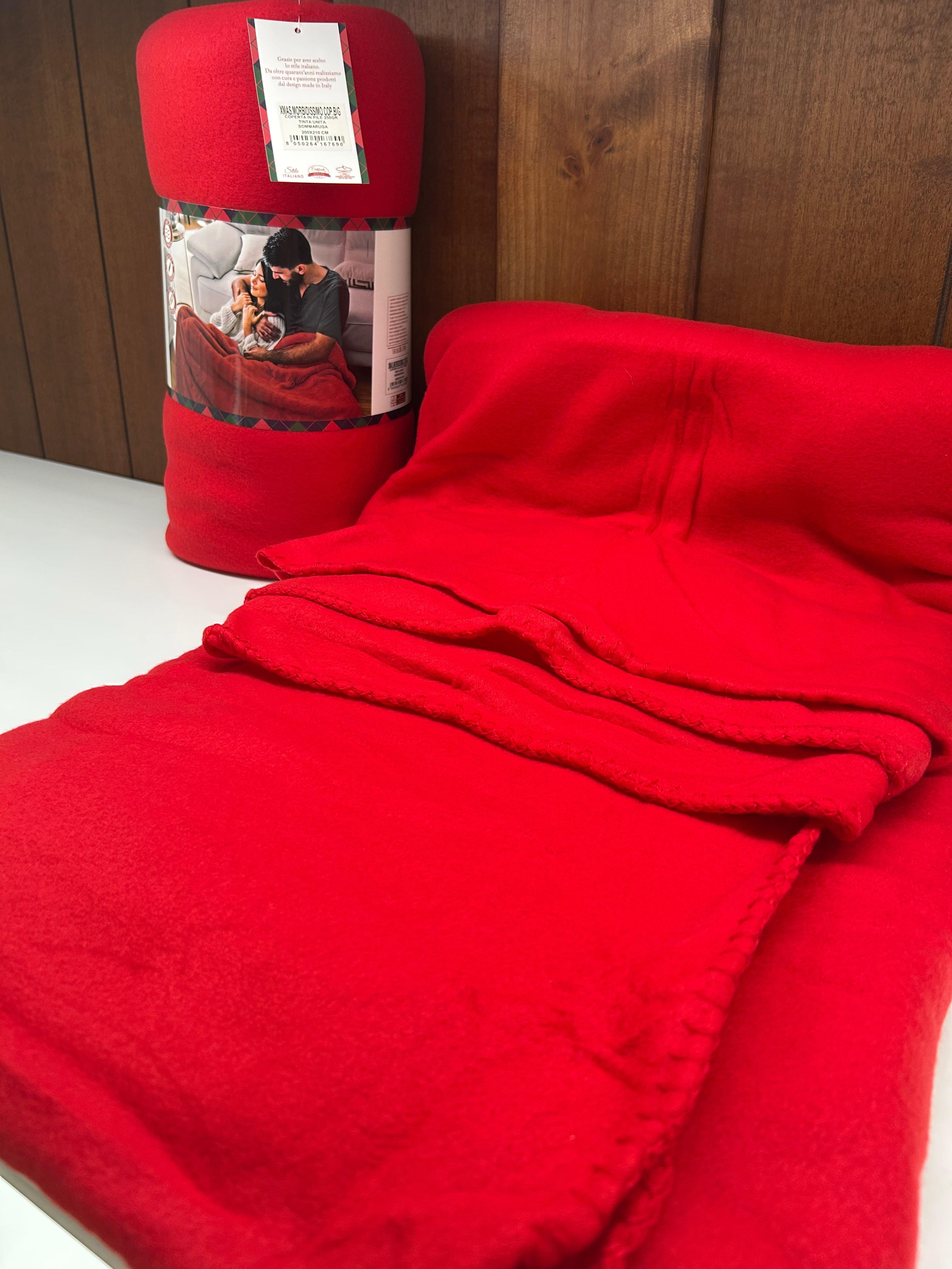 SOMMARUGA COPERTA PAIL SMALL XMAS MORBID XMAS.MORBIDI.COP.SMALL 120X150