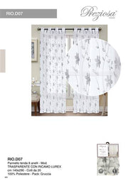 PREZIOSA PANNELLO TENDA 140X290 RIO.D07 RIO.D07 LUREX