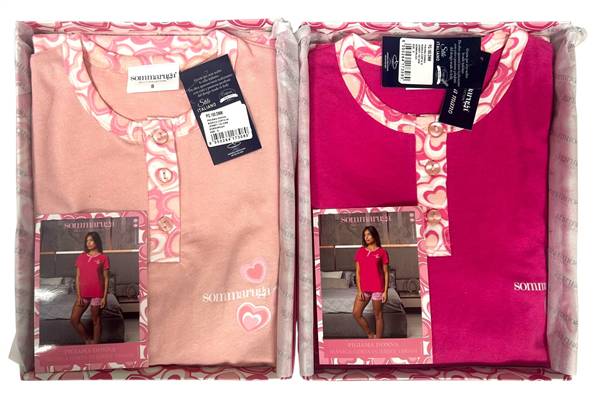 SOMMARUGA PIGIAMA DONNA PG.169.DMM MANICA CORTA