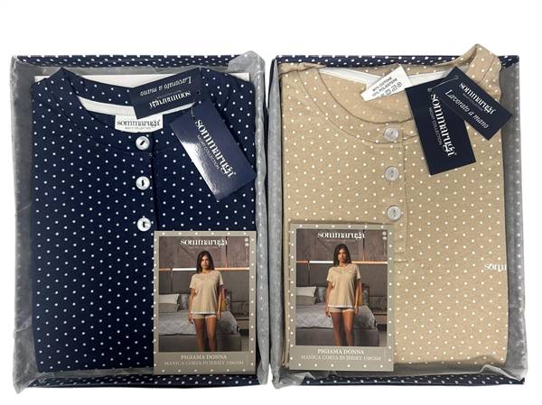 SOMMARUGA PIGIAMA DONNA PG.171.DMM MANICA CORTA