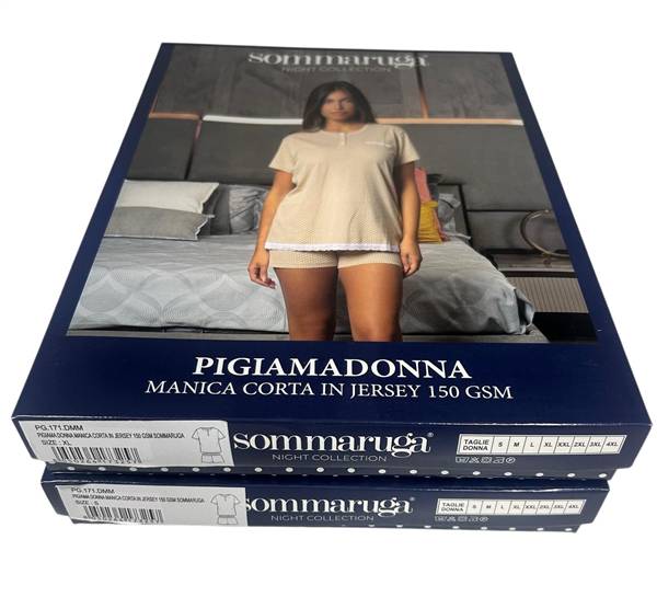 SOMMARUGA PIGIAMA DONNA PG.171.DMM MANICA CORTA