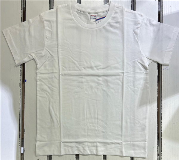 AMBROSINO SHIRT 2PZ BAMBINO/A BIANCO SHIRT.001.ASS.BIANCO IN COTONE